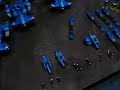 V�deo Blue Table Painting- Blue Chrome Tau Armored Cadre