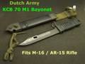 KCB 70 M1 Bayonet AR-15 / M-16 / Stoner 63 Rifle