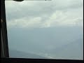 Landing in Paro, Bhutan from the DrukAir BA146 flight deck