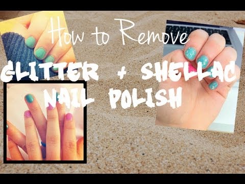 how to dissolve shellac nail polish