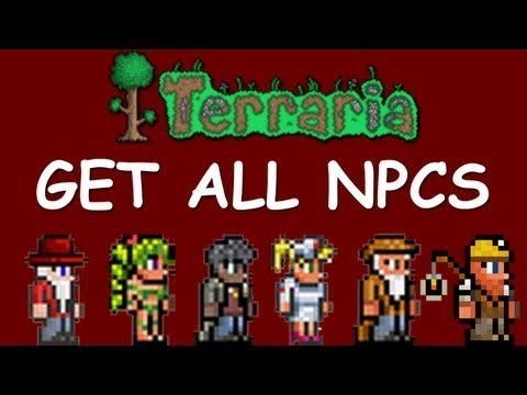 how to get more npcs in terraria ios