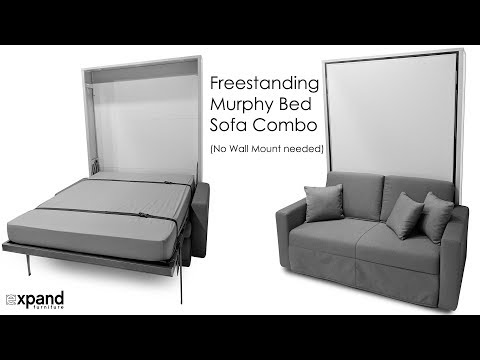 Compatto Freestanding No Mount Murphy Bed Sofa wall bed | Glenn Wolfe