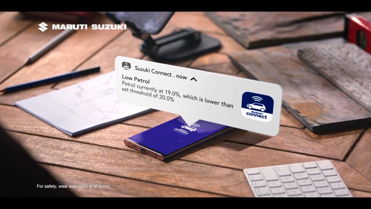 LOW FUEL ALERT - STAY CONNECTED ALWAYS WITH SUZUKI CONNECT | TVC