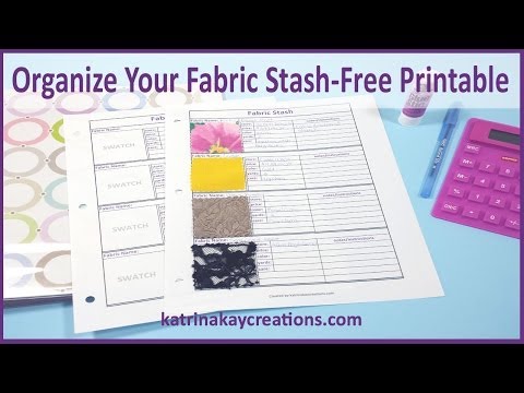how to organize fabric