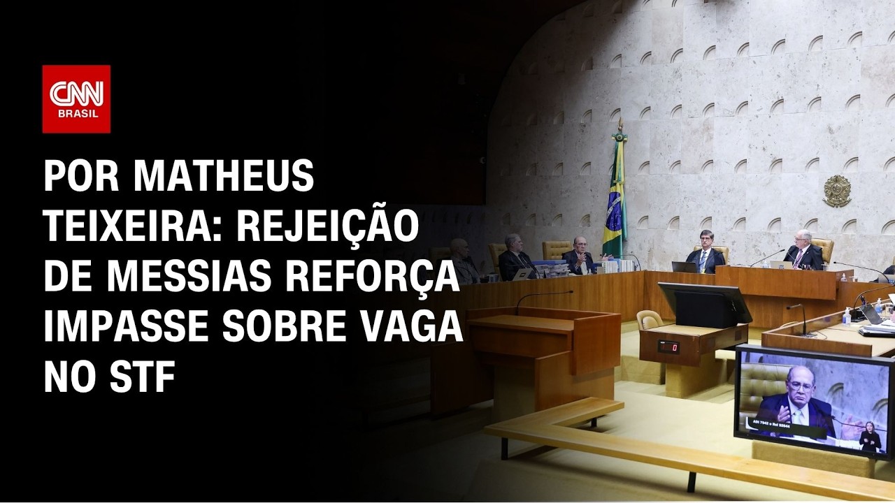 Análise: Rejeição de Messias reforça impasse sobre vaga no STF | CNN PRIME TIME