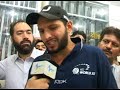 this is da video when shahid afridi come to our arms shop at Karachi he was there for opening ceremony of ova shop