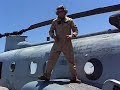 Preparing Marine CH-46 Sea Knight Helicopter for takeoff -9 Preparing Marine CH-46 Sea Knight Helicopter for takeoff -9