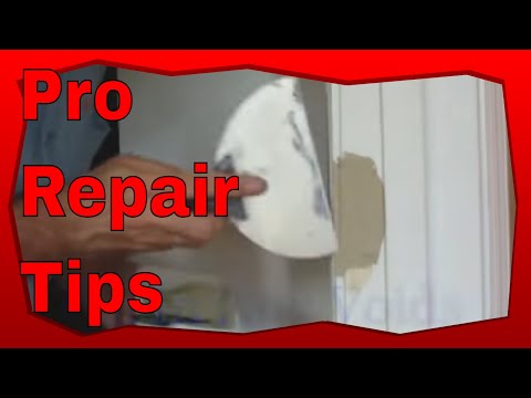 how to fix a door frame