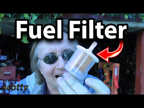 how to unclog a fuel filter