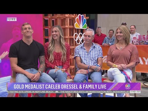 Caeleb Dressel on Today: Caeleb's reunion with family