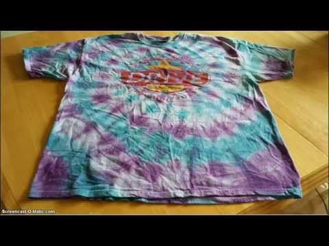 how to dye tie t-shirts