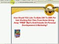 How To Get Free Web Traffic For Your Reverse Funnel System..