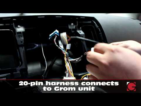 Mitsubishi Lancer 2008-2014 GROM Bluetooth USB Android iPhone Car Kit Install & Stereo Removal Guide