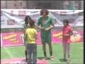 Martha Higareda y Memo Ochoa se enfrentan en partido de futbol