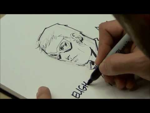 how to draw green arrow