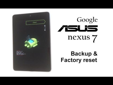 how to recover nexus 7