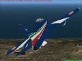 Antero Guerra flies Aermacchi around La Reunion Island