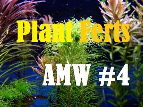 how to fertilize aquarium plants naturally