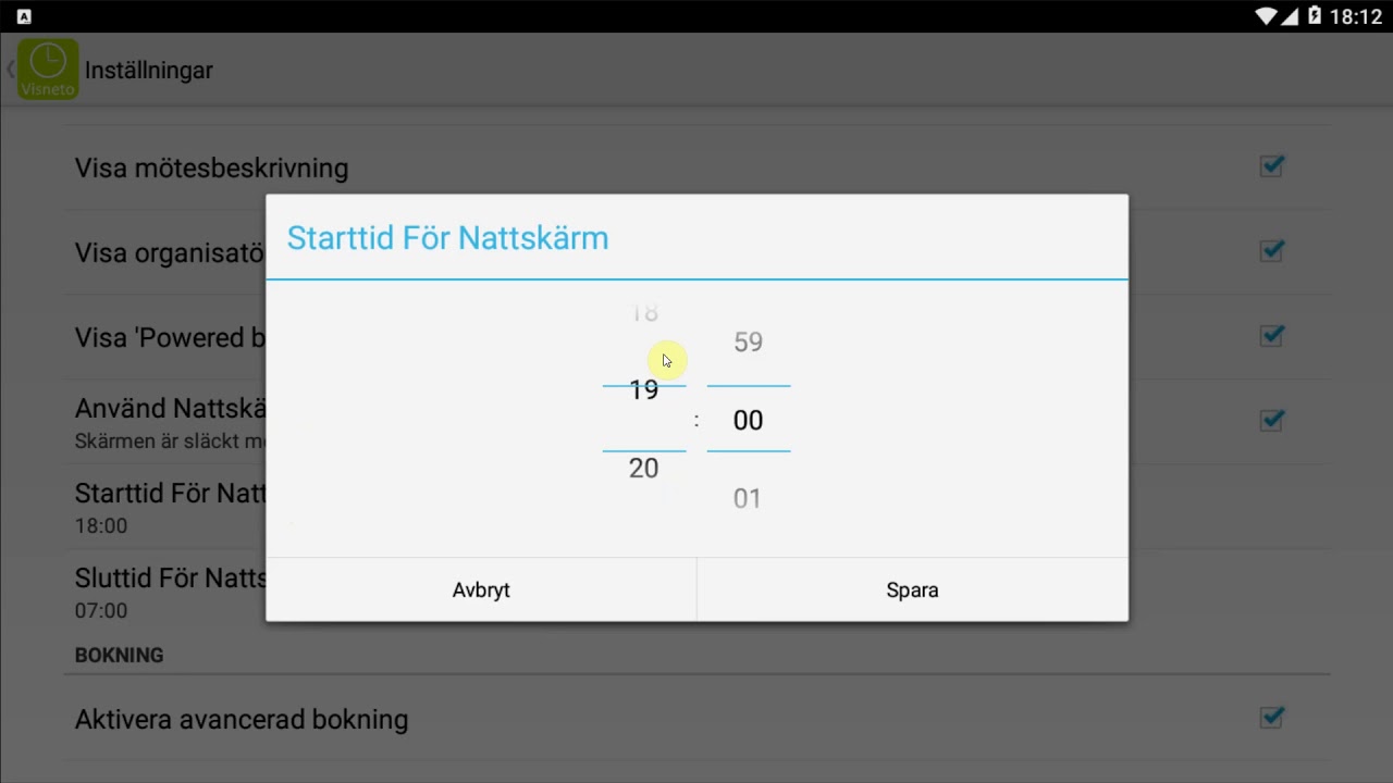 Visneto admin Night Screen mod