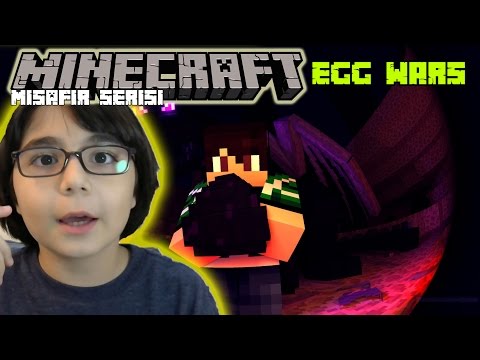 Minecraft Egg Wars ve 2 Misafirim Online( Baran Kadir Tekin )
