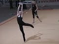 Anya BESSONOVA, Almudena CID warm-up hoop 2008