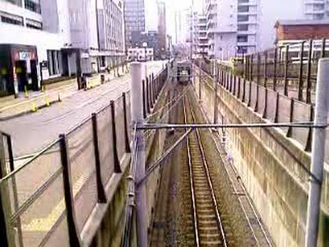 北鉄金沢駅 地下駅から出てくるところ