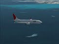 FSX B737-800 JAL RJTT-RJFF Part2