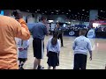 Click here to watch this video Alli and JP Perform Some Dynamic Stretches at the NBA Fit Exhibition.MP4