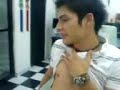 piercing en el pezon