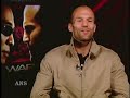 jason statham's stunts in war aren't as hardcore as they have been in previous films.