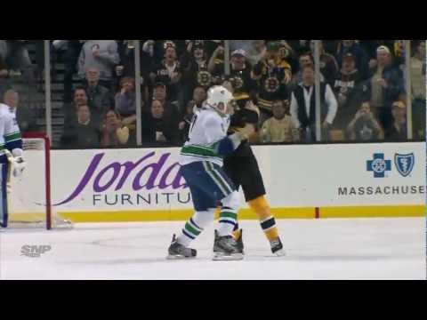 Canucks at Bruins - Line Brawl - 01.07.12 - HD - YouTube Canucks at Bruins - Line Brawl - 01.07.12 - HD - YouTube