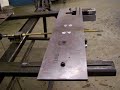 welding table with adjustable side plate