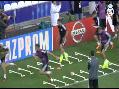 El Real Madrid se entrena en el Cardiff City Stadium El Real Madrid se entrena en el Cardiff City Stadium