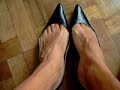 My toe cleavage flats