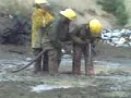 bomberos en accion