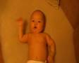bechu - 5 months sucking her toes, laughing