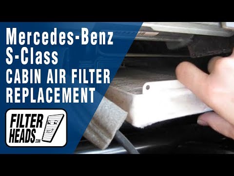 Cabin air filter replacement- Mercedes-Benz S-class