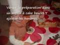 cake banane chocolat.