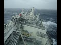 the lpg/c antwerpen, a liquified gas carrier is caught in one of the bay of bengal's worst cyclones.... welcome to a sailor's worst nightmare!! update: take a look at this link for people who think that the ship behaved quite well in this video!! : www.youtube.com
