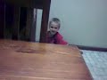 Jack falling over hahah!
