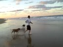 The girls at the beach