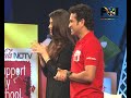 Sachin Tendulkar and Aishwarya Rai at Support My School Initiative