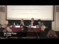Ms Vicky Pryce at FINNOV Final Conference 2012 - Day 2, ICI, London, UK