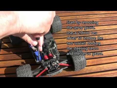 how to adjust toe in on mini e-revo