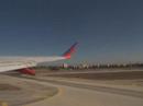 Southwest Air Taxing takingoff LAX 24L