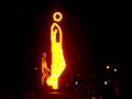 Public LED art at City Hall, 2 of 3