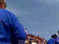 FAN EJECTION from the bleachers, this is good.  Chicago Cubs