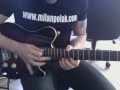 Milan Polak Lick #4 - Pentatonic string skipping + tapping lick