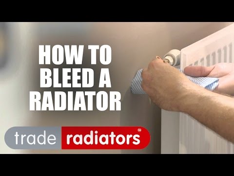 how to bleed designer radiators