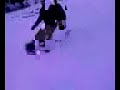 Snowboarding Rail Fernie B.C